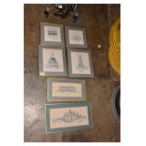 NEEDLEPOINT PICTURES W/ FRAMES