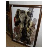 MUSICIAN ON CANVAS UNSIGNED 39 X 27"