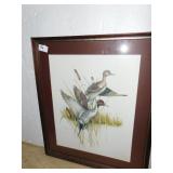 CHARLES E MURPHY 80 - DUCK PRINT 25" X 21.5"