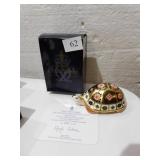 ROYAL CROWN DERBY MOTHER TORTOISE NO. 658 OF 1250