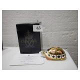 ROYAL CROWN DERBY BABY TORTOISE 658 OF 1250