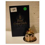 ROYAL CROWN DERBY MATCHSTRIKER FOR SINCLAIRS