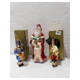 POLONAISE COLLECTION ORNAMENTS, SANTA, DRUMMER,