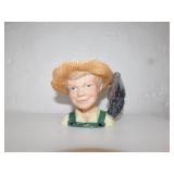 TOBY MUG HUCKLEBERRY FINN, SIGNED