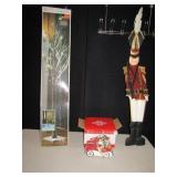 FITZ AND FLOYD SANTA IN A CONVERTIBLE FIGURE, TIN