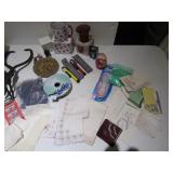 HAND STITCHED NAPKINS VOTIVE HOLDER, ETC