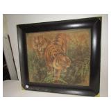 TIGER PAINTING BY JSON 29" X 32.5"