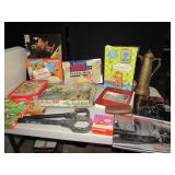 PUZZLES ASSORTED; BOOKS ABOUT RAILWAYS; ETC.