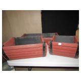 PLANTERS WOODEN, LARGEST 30" W X 13" D