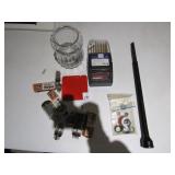 TUBES, LUG WRENCH, DRILL BITS, ETC.