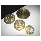 THREE TRIVETS 3.5" TO 5" & 7.5" ROUND BOWL