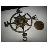 TIME AND DIRECTION BRASS 13"