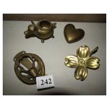 4 LEAF CLOVER PAPER CLIP, DEER HEAD DOOR KNOCKER,