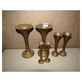 6 VASES ASSORTED SIZES