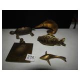 MONKEY DISH, DUCK HEAD, ETC. BRASS