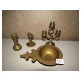 CANDLE STICK, VASE, ETC.