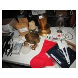 CANDLE HOLDERS, STOCKING ETC.