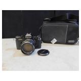 CANON AE-1 50MM CAMERA AND CASE