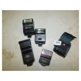 CANON SPEEDLITE 188A AND 166A, AND VIVITAR