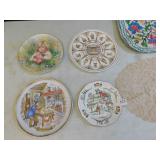 2 WEDGWOOD PLATES AND OTHERS, ETC.