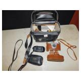 KODAK PONY 135 200 SHUTTER WITH CASE; KODAK CAMEO