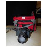 SLR 135MM AND CAMERA BAG