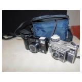 X 45 INSTAMATIC CAMERA, MINOLTA TELE AUTO FOCUS