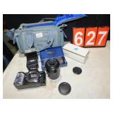 MINOLTA MAXXUM 7000, SIGMA ZOOM 70-210MM LENS,