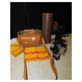 CAMERA, LIGHT METER, FILM, ETC.