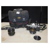 CANON AE-1 PROGRAM 50MM; CANON LENS 50MM; CAMERA