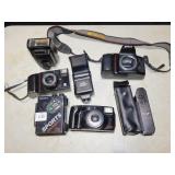 NIKON N70; SUNPAK AUTO 266D; SONY SPORTS WALKMAN;