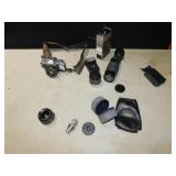 SIGMA 200 MM LENS, CASSETTE PLAYER, MINOTA X 370