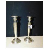 STERLING WEIGHTED CANDLE STICKS