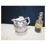 GLASS LABEL "JOCKEY CLUB BOTTLE, WILLIAMSBURG