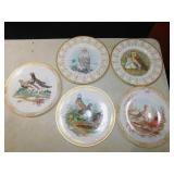 BOEHM COLLECTOR PLATES, GAMEBIRDS SET OF 9