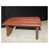FOOTSTOOL WOOD