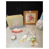 EASTER TEASET, BEATRIX POTTER COVERED EGG,