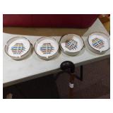 CONNEAUT LAKE PARK ASH TRAY AND WALKING STICK