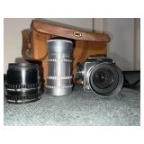 HASSELBLAD CAMERA WITH KODAK EKTAR 80 MM LENS,