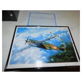 FRAMED # 88 PICTURE W/ CERTIFICATE