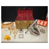 PARTS TO PROJECTOR; FLASH BULBS; ETC.