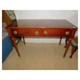 CHERRY 2 DRAWER STAMPED LIONHEAD HARDWARE 48" X