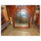 CARVED LARGE MIRROR 54" H X 49" W