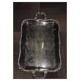 LARGE SILVERPLATE SERVING TRAY