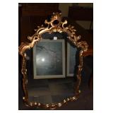 BEAUTIFUL GOLD MIRROR .