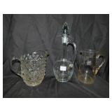 DECANTER, WATER PITCHER, ETC.