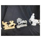 CHARRIOT FIGURE, HORSE, ETC.