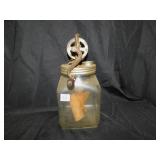 CHURN W/ WOOD PADDLE