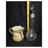 DECANTER AND PITCHER