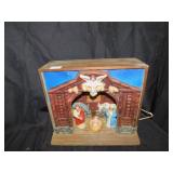 LIGHT UP NATIVITY PLASTIC.